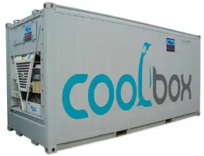 6.1m (20ft) high-cube refrigerated shipping container