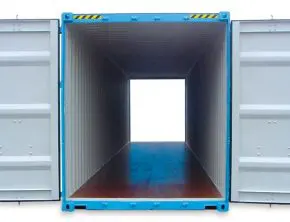 12.2m (40ft) high-cube container with doors both ends for hire