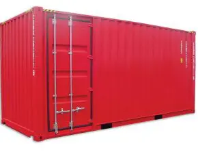 6.1m (20ft) high-cube container with single side door