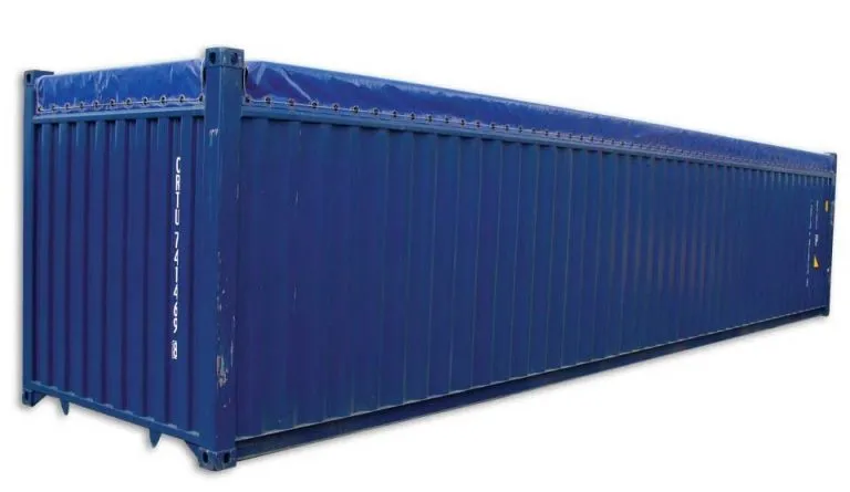 open top shipping container