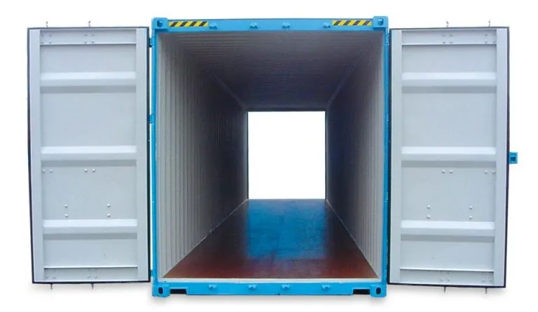 high-cube container with doors